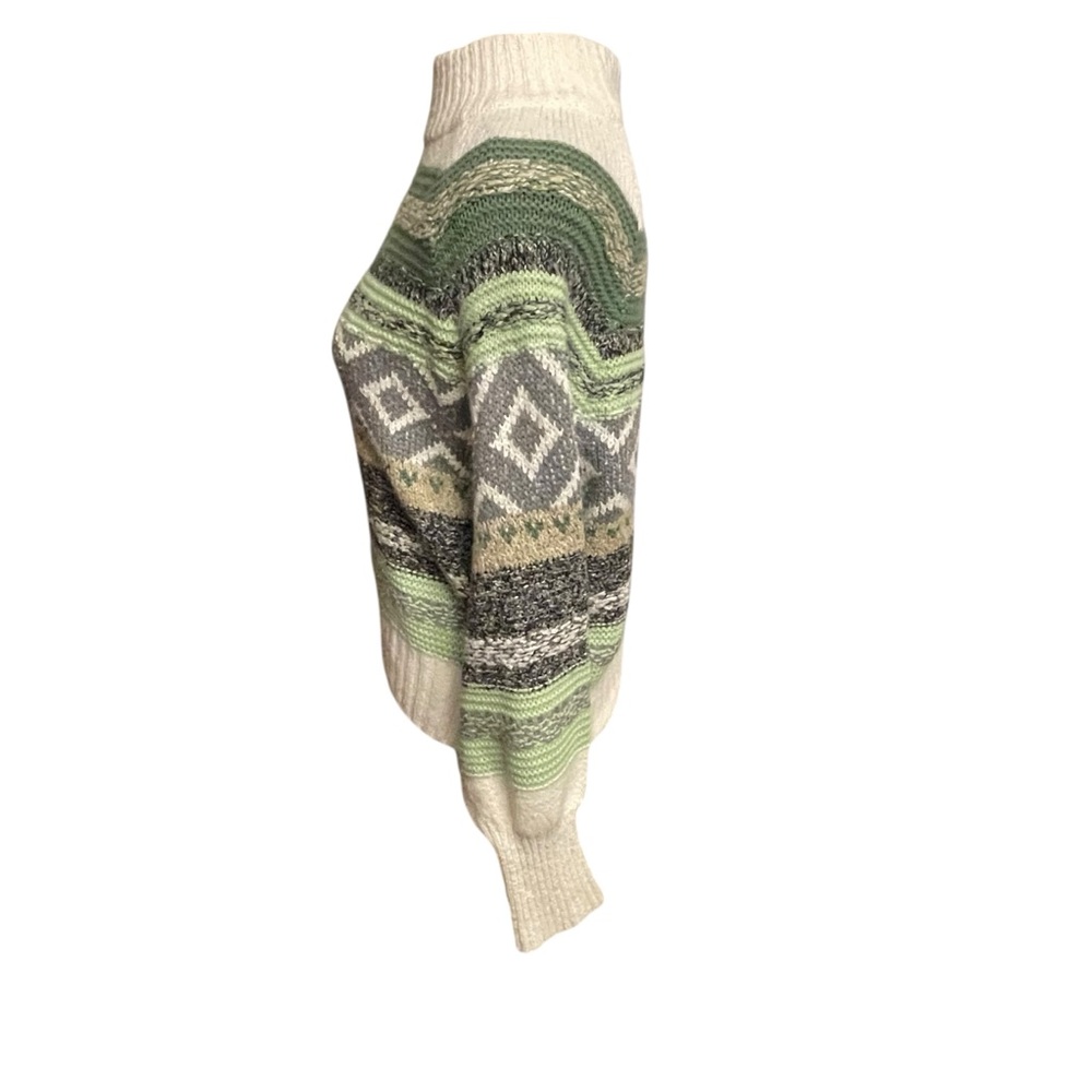 89th & Madison Multicolor Patterned Turtleneck Sweater - Picture 2 of 7